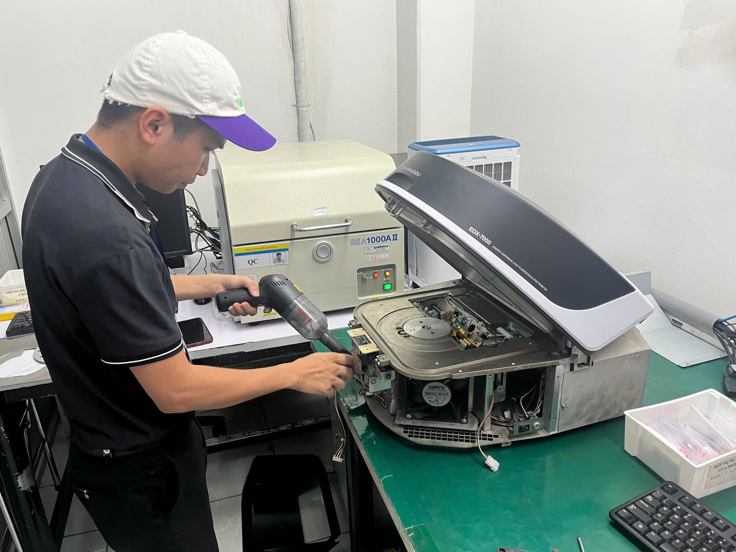 Sửa Máy Test RoHS Nhanh Chóng Tại Miền Tây - XRFTECH 1