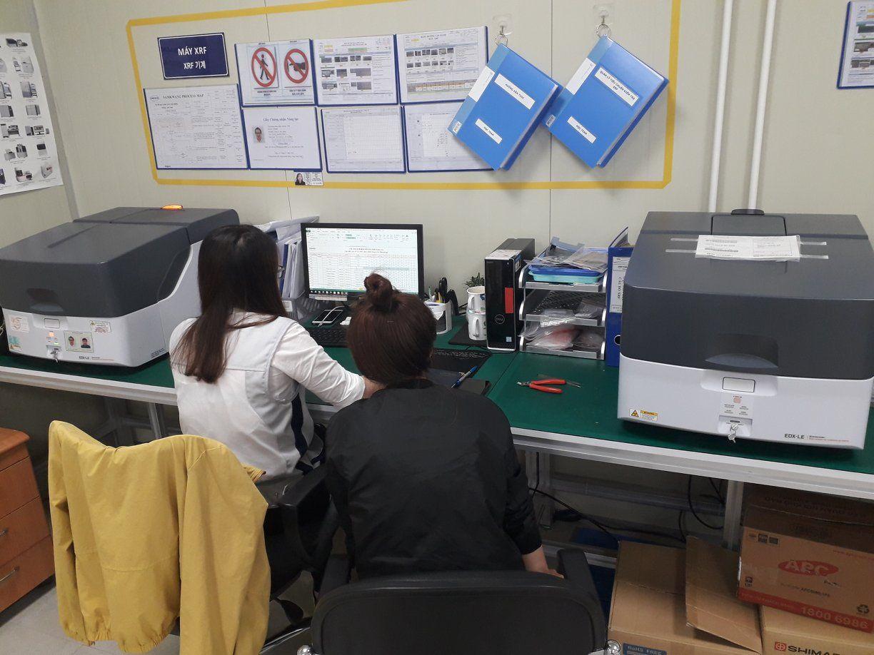 Bảo dưỡng Shimadzu EDX-LE: Bảo vệ máy khỏi bụi thiếc, flux 2